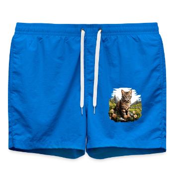 Chaton tigré chat tigré - Short de bain - cobalt blue - Devant