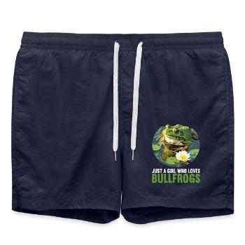 Grenouilles-taureaux Grenouille-taureau - Short de bain - bleu marine - Devant - AI Model Male 185 light (185cm)