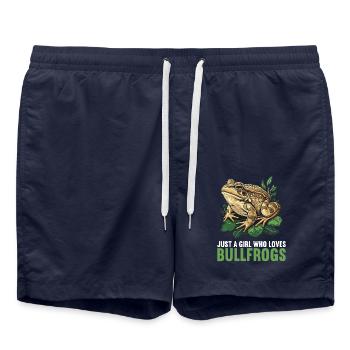 Grenouilles-taureaux Grenouille-taureau - Short de bain - bleu marine - Devant - AI Model Male 185 light (185cm)