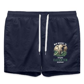 Éléphant Éléphant - Short de bain - bleu marine - Devant - AI Model Male 185 light (185cm)