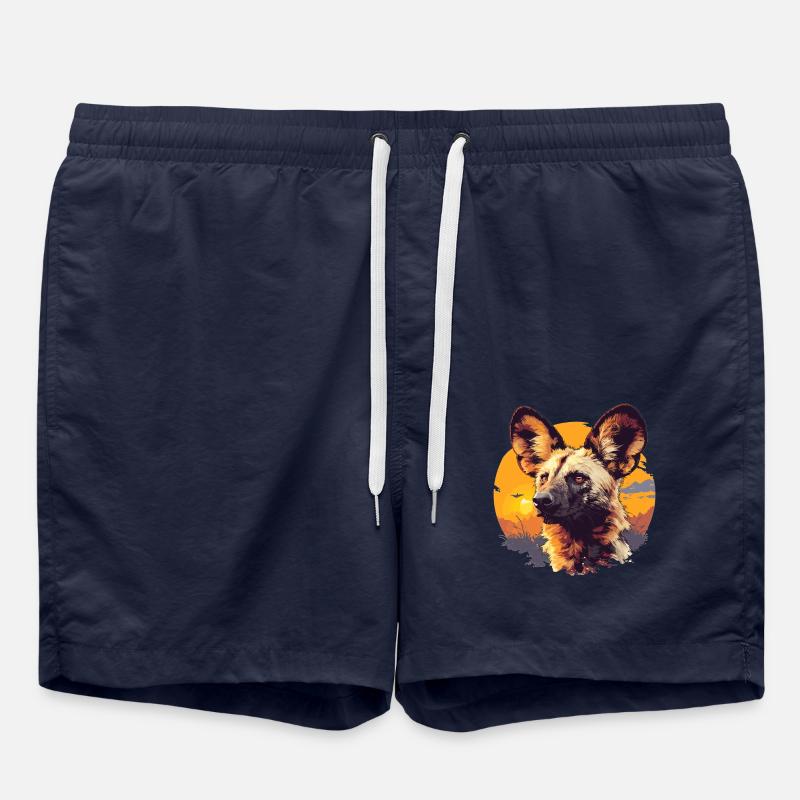 Chiens sauvages Chien sauvage - Short de bain - bleu marine