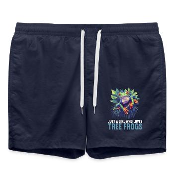 Rainette Baumfrösche Baumfrosch - Short de bain - bleu marine - Devant - AI Model Male 185 light (185cm)
