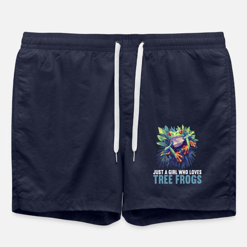 Tree Frog Baumfrösche Baumfrosch - Swim Trunks - french navy