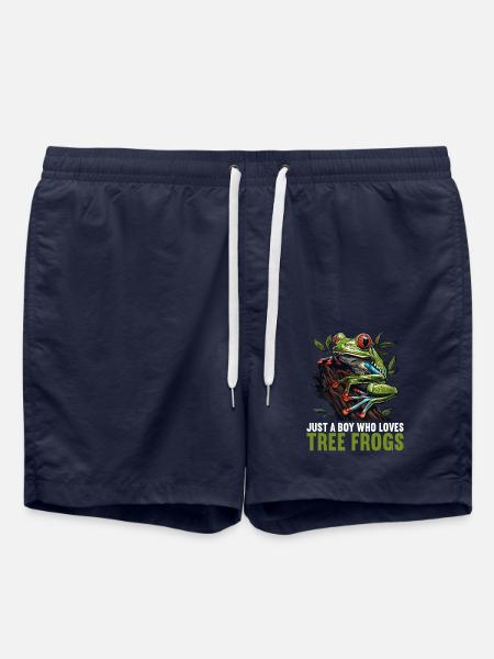Tree Frog Baumfrösche Baumfrosch - Swim Trunks - french navy