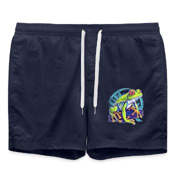 Rainette Baumfrösche Baumfrosch - Short de bain - bleu marine - Devant - AI Model Male 185 light (185cm)