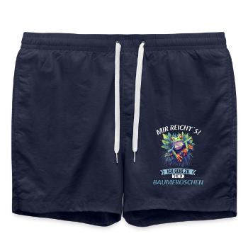Rainette Baumfrösche Baumfrosch - Short de bain - bleu marine - Devant - AI Model Male 185 light (185cm)