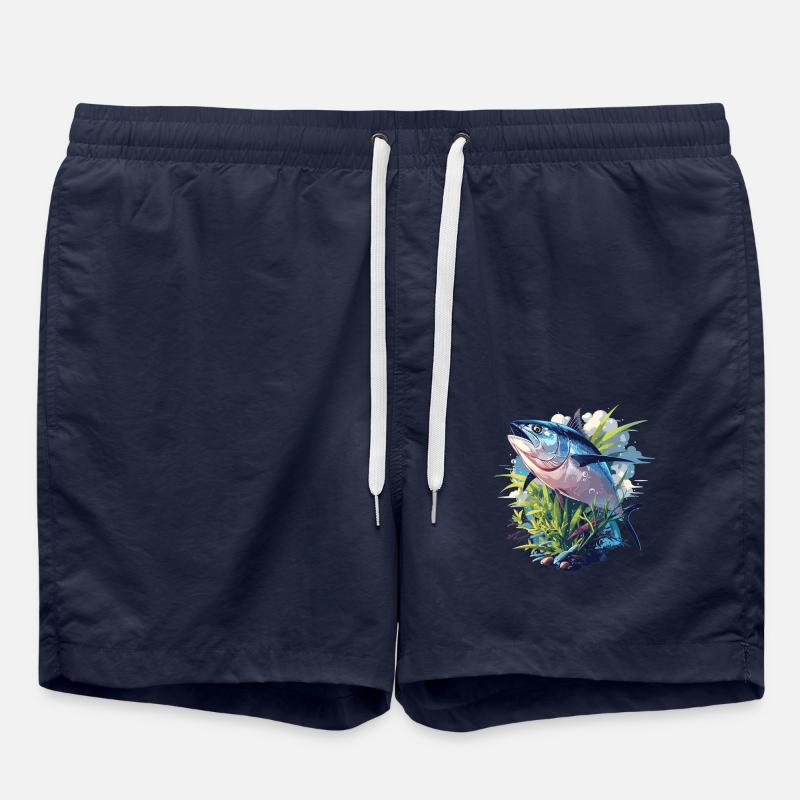 Tuna Thunfische Thunfisch - Badeshorts - French Navy