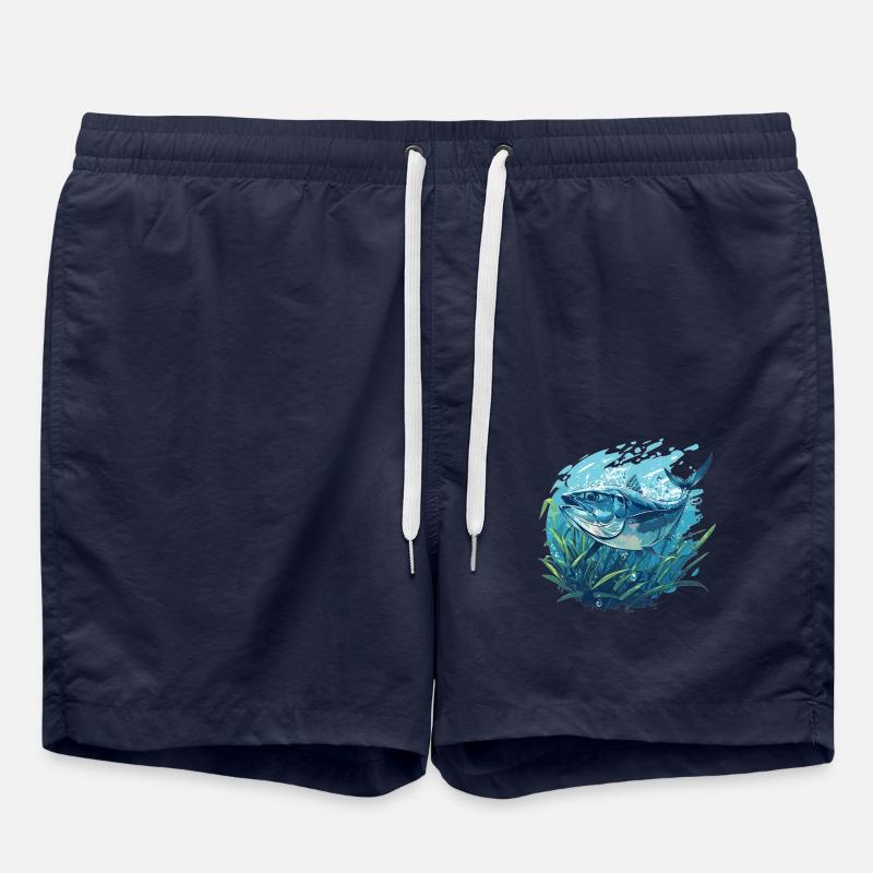 Thon Thunfische Thunfisch - Short de bain - bleu marine