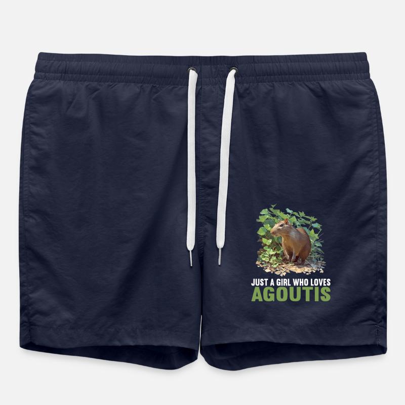 Agouti Agutis Aguti - Swim Trunks - french navy