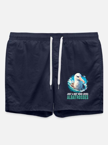Albatross Albatrosse Albatros - Swim Trunks - french navy