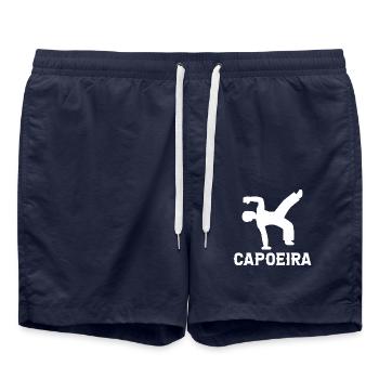 Capoeira - Short de bain - bleu marine - Devant - AI Model Male 185 light (185cm)