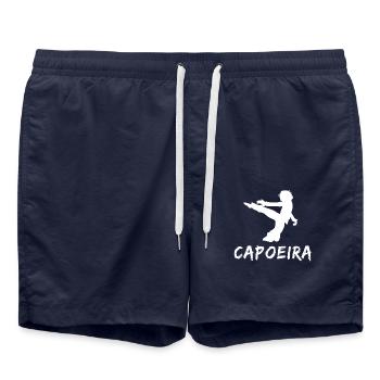 Capoeira - Short de bain - bleu marine - Devant - AI Model Male 185 light (185cm)