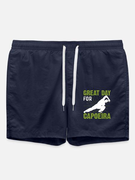 Great Day for Capoeira - Swim Trunks - french navy