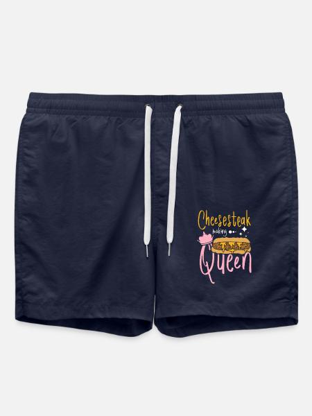Philly cheesesteak making queen - Swim Trunks - french navy