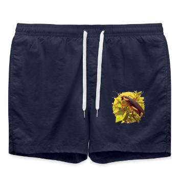 Cockroach Kakerlaken Kakerlake - Badeshorts - French Navy - Vorne - AI Model Male 185 light (185cm)