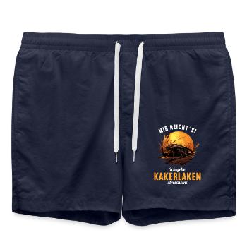 cafards cafards cafards cafard - Short de bain - bleu marine - Devant - AI Model Male 185 light (185cm)