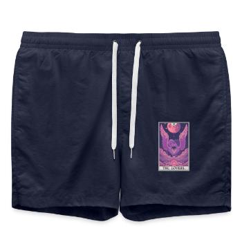 Tarot Cards Tarot Card The Lovers The Lovers - Swim Trunks - french navy - Front - AI Model Male 185 light (185cm)