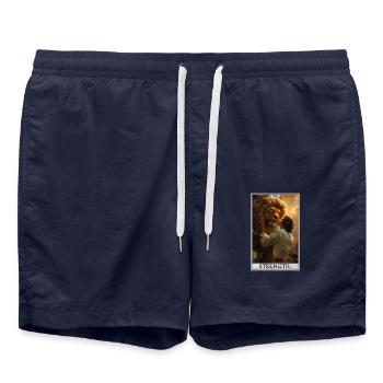 Tarot Card Tarot Card Strength Power - Swim Trunks - french navy - Front - AI Model Male 185 light (185cm)