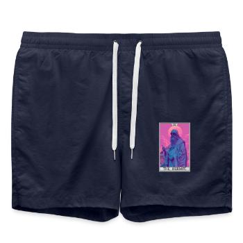 Tarot Cards Tarot Card The Hermit The Hermit - Swim Trunks - french navy - Front - AI Model Male 185 light (185cm)