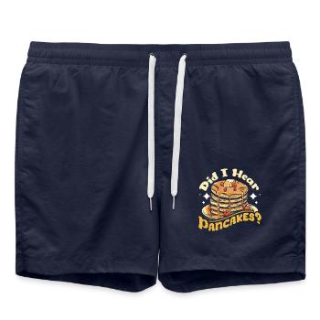Ai-je entendu des crêpes - Short de bain - bleu marine - Devant - AI Model Male 185 light (185cm)