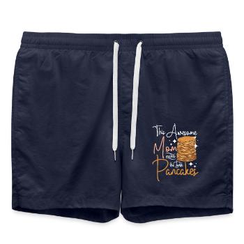 Mother's day This mom makes the best pancakes - Swim Trunks - french navy - Front - AI Model Male 185 light (185cm)