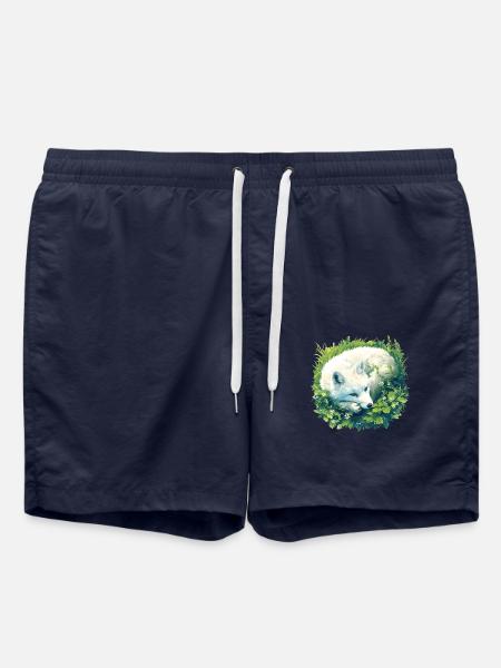 Arctic Fox Polarfüchse Polarfuchs - Badeshorts - French Navy