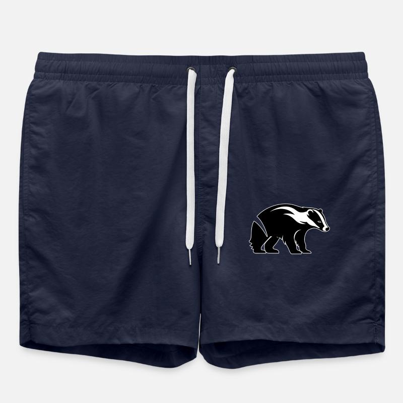 Blaireau Dachse Dachs - Short de bain - bleu marine