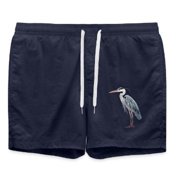 Heron Reiher - Badeshorts - French Navy - Vorne - AI Model Male 185 light (185cm)