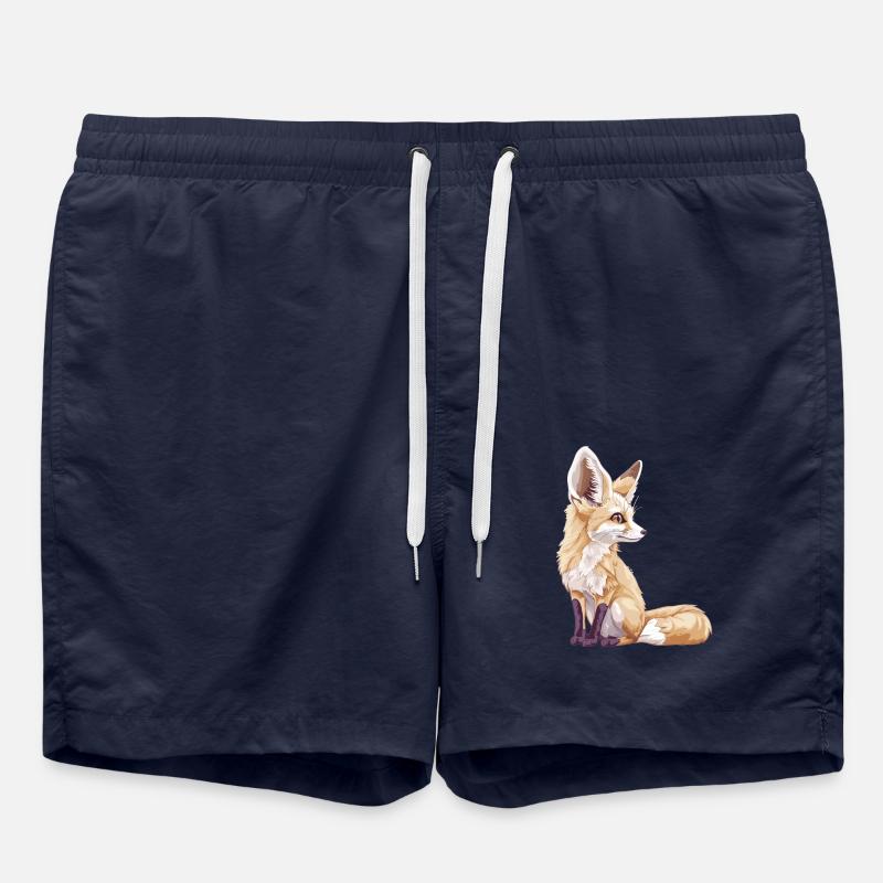 Fennec Renard Fenneks Fennek - Short de bain - bleu marine