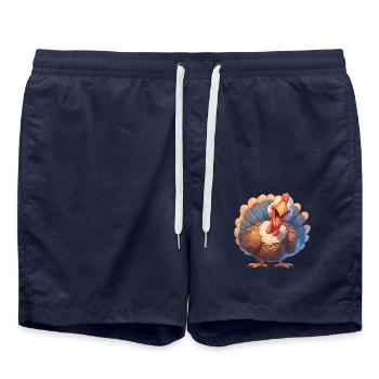 Turquie Dindes Turquie - Short de bain - bleu marine - Devant - AI Model Male 185 light (185cm)