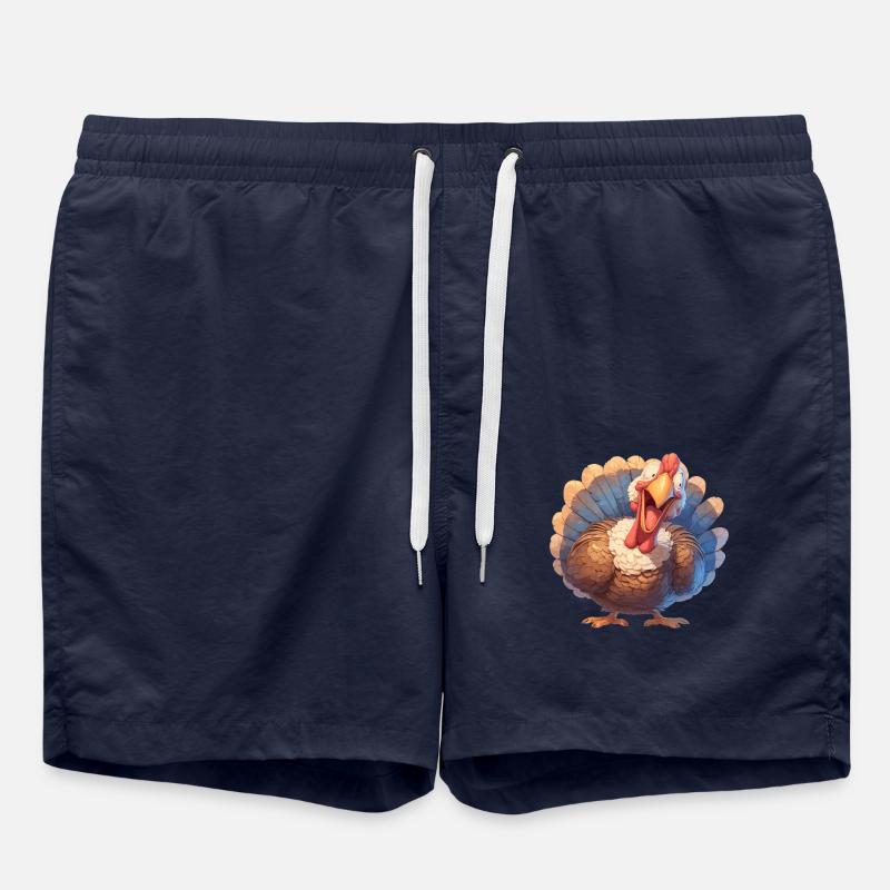 Turquie Dindes Turquie - Short de bain - bleu marine