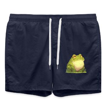 Bullfrog Ochsenfrösche Ochsenfrosch - Swim Trunks - french navy - Front - AI Model Male 185 light (185cm)