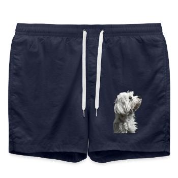 Havanais - Short de bain - bleu marine - Devant - AI Model Male 185 light (185cm)