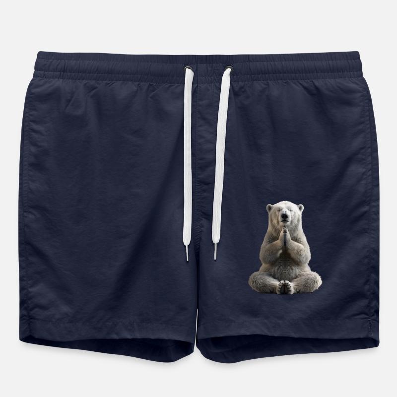 Polar bear - Swim Trunks - french navy