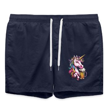Licorne - Short de bain - bleu marine - Devant - AI Model Male 185 light (185cm)