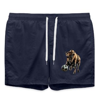 Bison - Short de bain - bleu marine - Devant - AI Model Male 185 light (185cm)