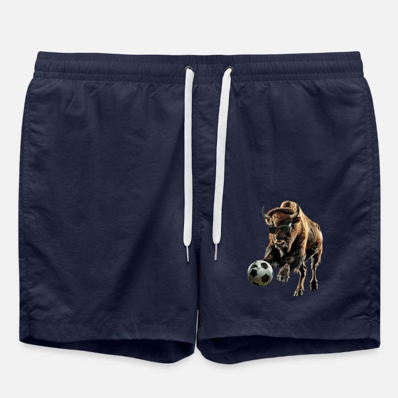 Bison - Short de bain - bleu marine