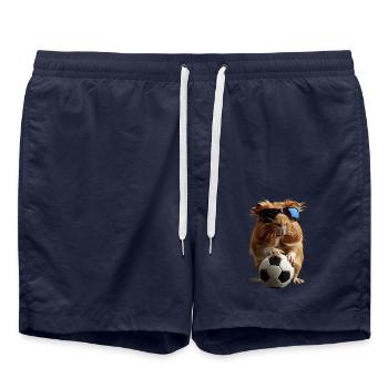 Cobaye - Short de bain - bleu marine - Devant - AI Model Male 185 light (185cm)