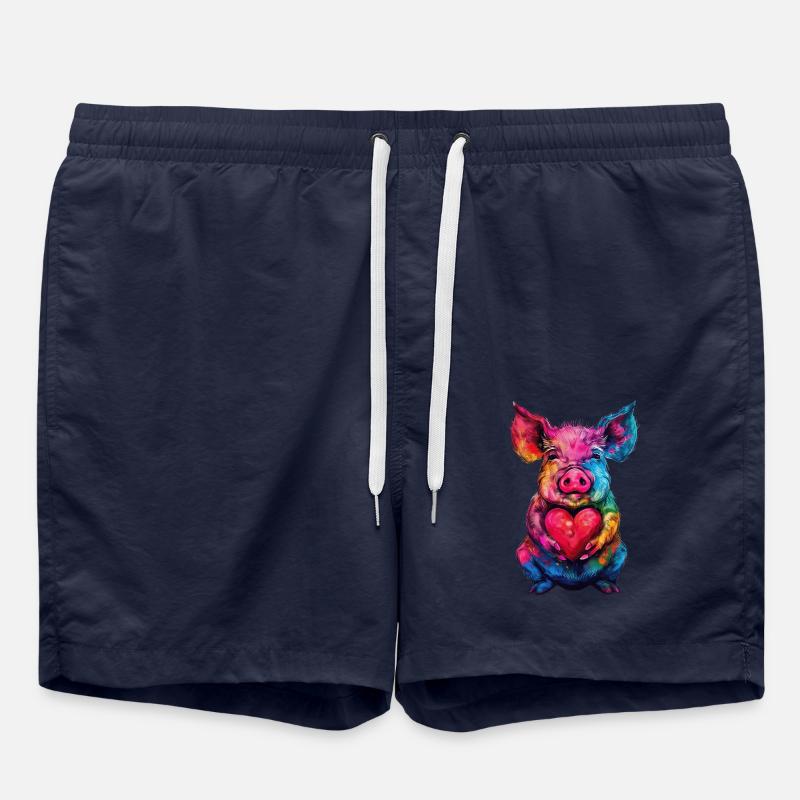 Cochon - Short de bain - bleu marine