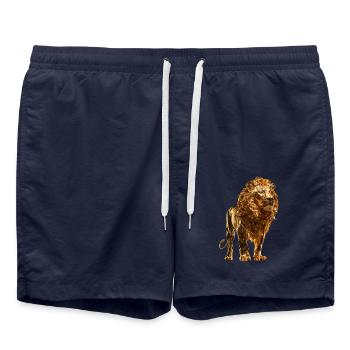 Lion - Short de bain - bleu marine - Devant - AI Model Male 185 light (185cm)