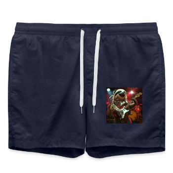 Faultier - Badeshorts - French Navy - Vorne - AI Model Male 185 light (185cm)