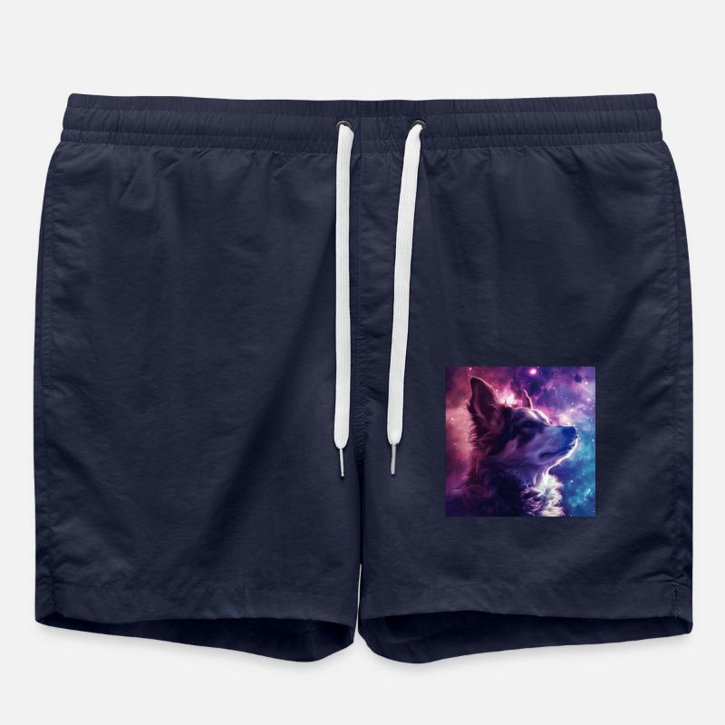 Chien - Short de bain - bleu marine
