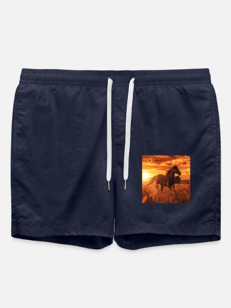 Pferd - Badeshorts - French Navy