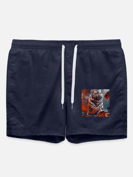 Tiger - Swim Trunks - french navy