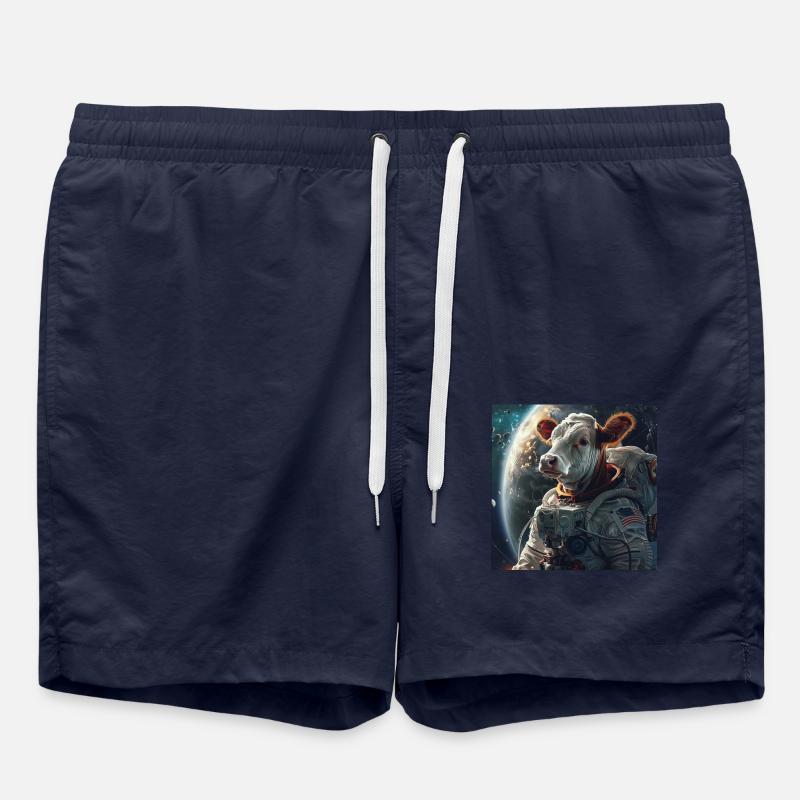 Cow - Swim Trunks - french navy