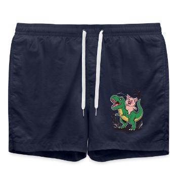 Schwein - Badeshorts - French Navy - Vorne - AI Model Male 185 light (185cm)