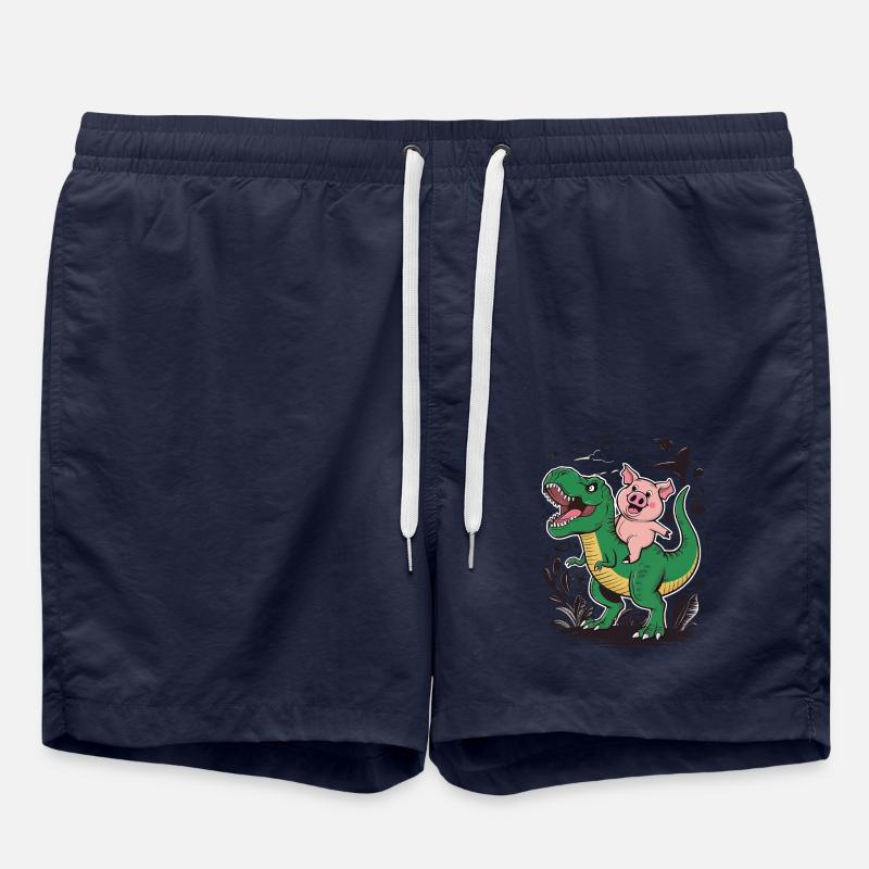 Schwein - Badeshorts - French Navy