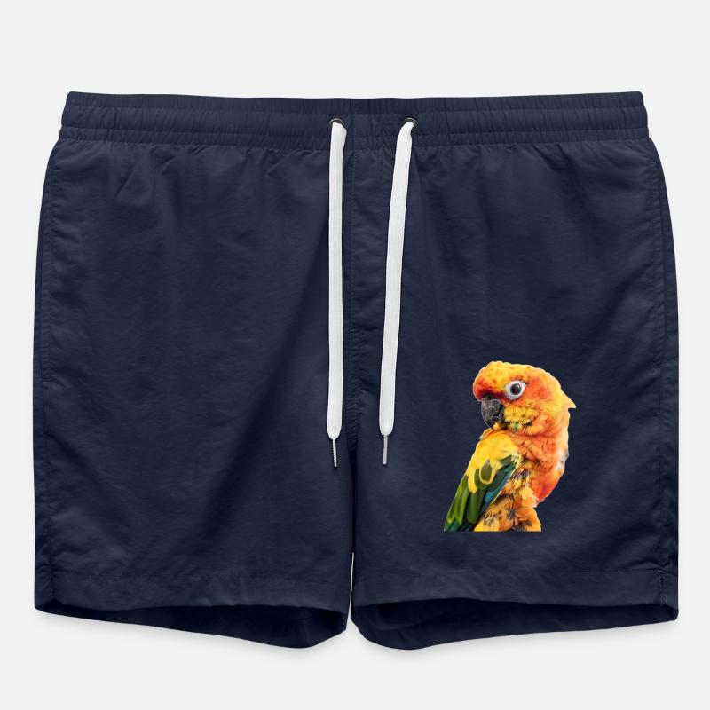 Parakeets - Swim Trunks - french navy