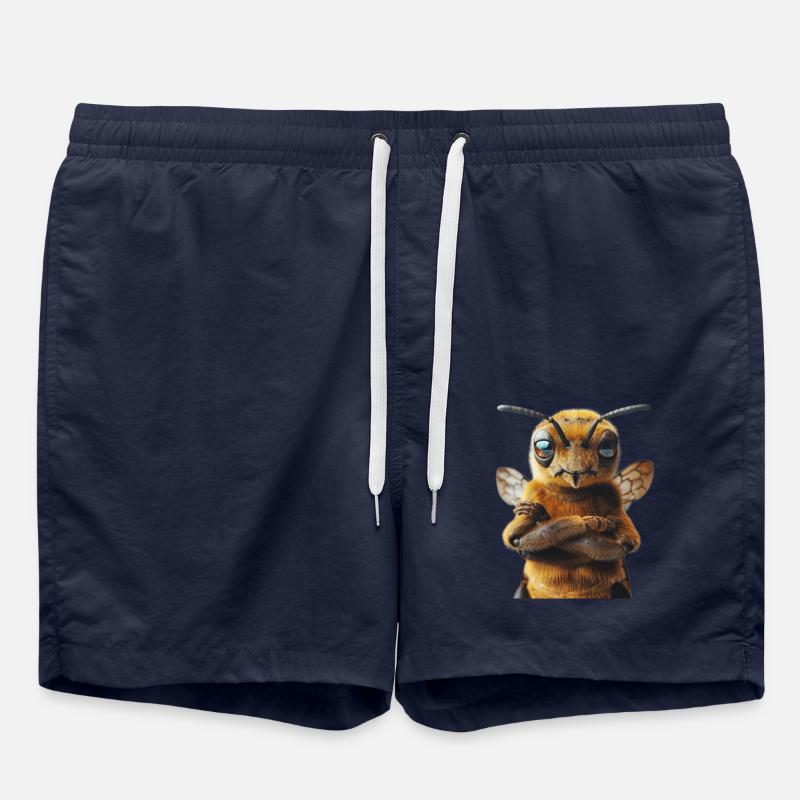 Bee - Swim Trunks - french navy