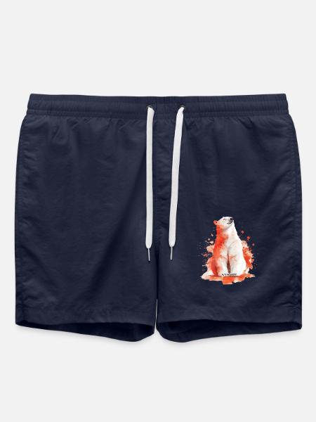 Polar bear - Swim Trunks - french navy